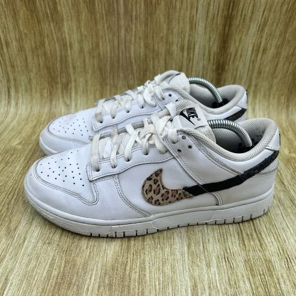 Nike Dunk Low SE Primal Women's Size 7 Sneakers Shoes White Casual DD7099-100‎ - Picture 3 of 10